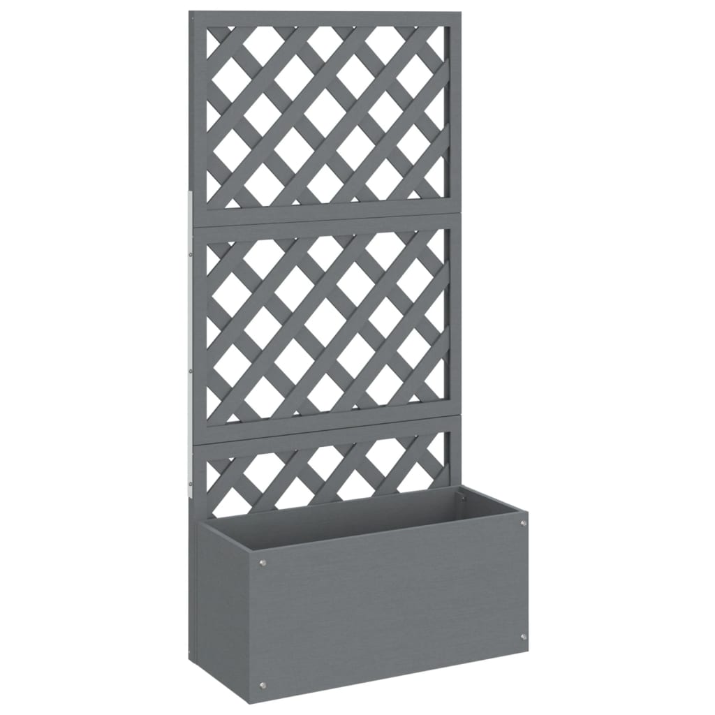 Plantenbak Met Latwerk Hkc 1 65 x 33 x 135 cm Grijs