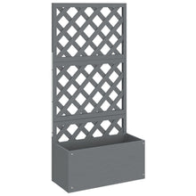 Plantenbak Met Latwerk Hkc 1 65 x 33 x 135 cm Grijs