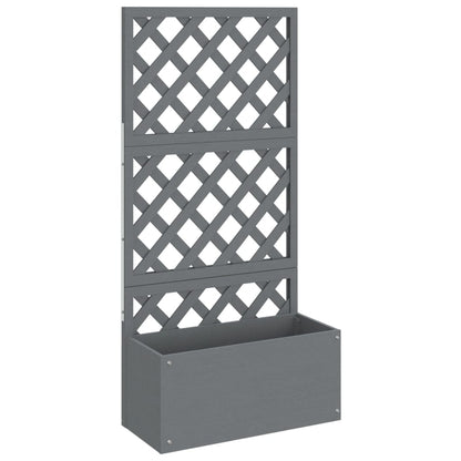Plantenbak Met Latwerk Hkc 1 65 x 33 x 135 cm Grijs