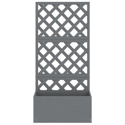 Plantenbak Met Latwerk Hkc 1 65 x 33 x 135 cm Grijs