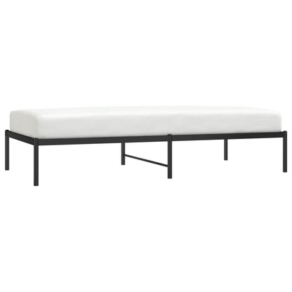 Bedframe metaal zwart 90x190 cm 90 x 190 cm Zwart