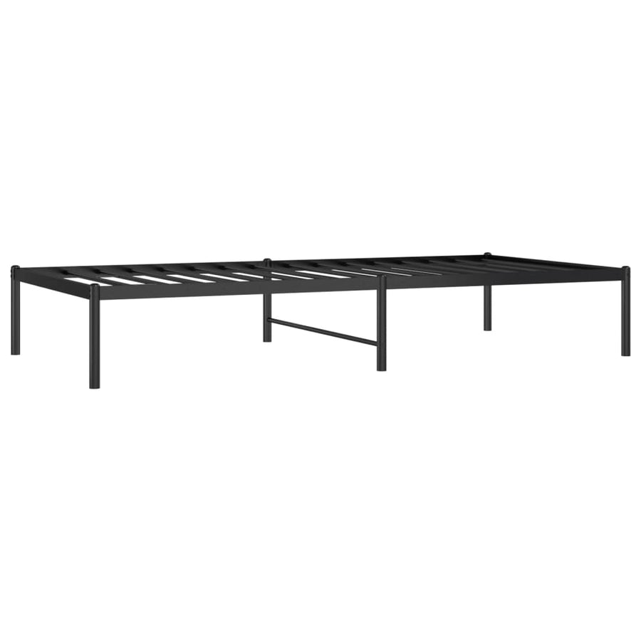 Bedframe metaal zwart 90x190 cm 90 x 190 cm Zwart