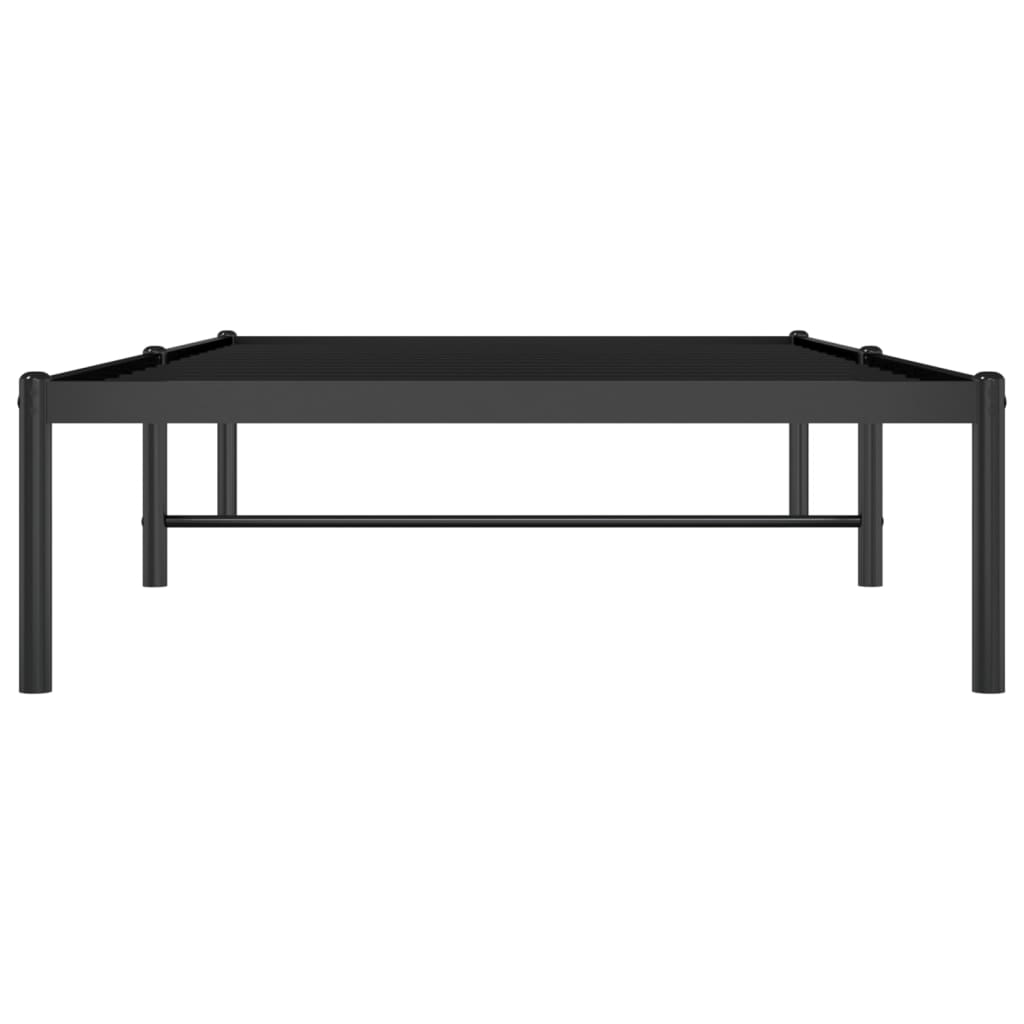 Bedframe metaal zwart 90x190 cm 90 x 190 cm Zwart
