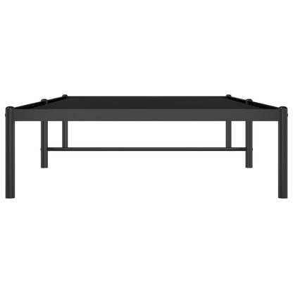 Bedframe metaal zwart 90x190 cm 90 x 190 cm Zwart