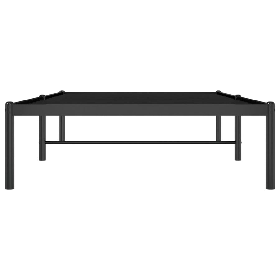 Bedframe metaal zwart 90x190 cm 90 x 190 cm Zwart