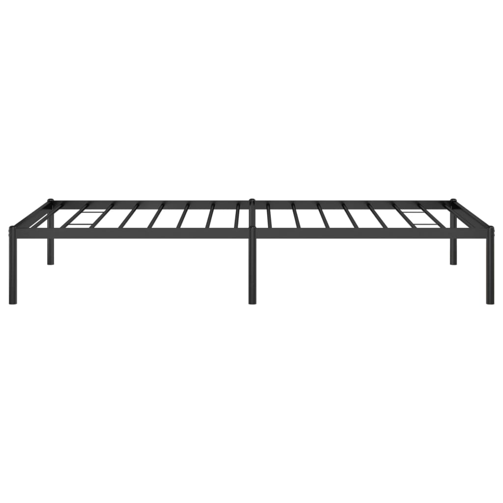 Bedframe metaal zwart 90x190 cm 90 x 190 cm Zwart