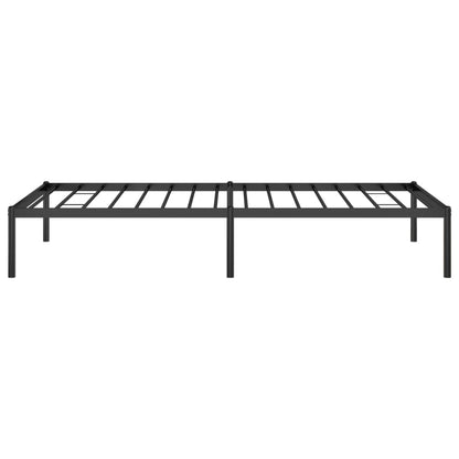 Bedframe metaal zwart 90x190 cm 90 x 190 cm Zwart