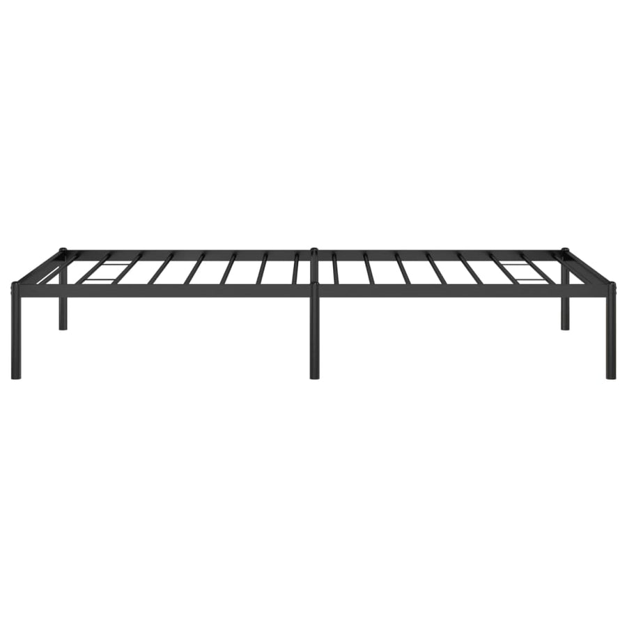 Bedframe metaal zwart 90x190 cm 90 x 190 cm Zwart