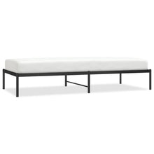 Bedframe metaal zwart 90x200 cm 90 x 200 cm Zwart