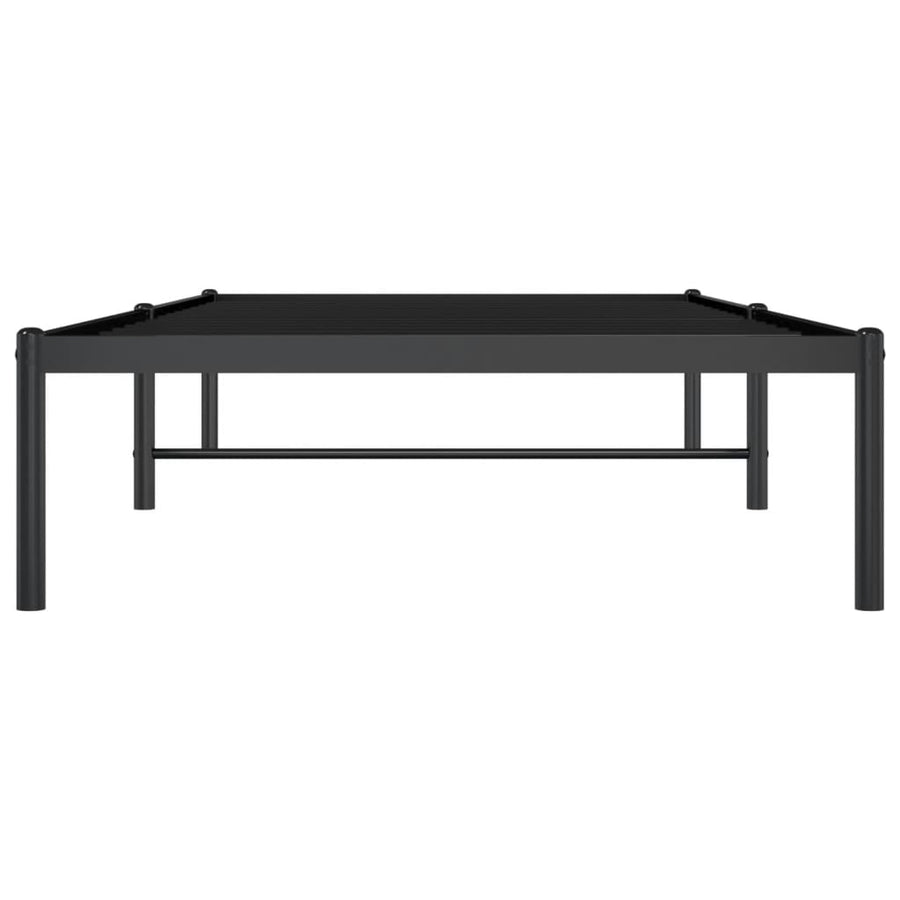 Bedframe metaal zwart 90x200 cm 90 x 200 cm Zwart