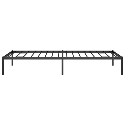 Bedframe metaal zwart 90x200 cm 90 x 200 cm Zwart