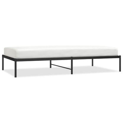 Bedframe Metaal 107 x 203 cm Zwart
