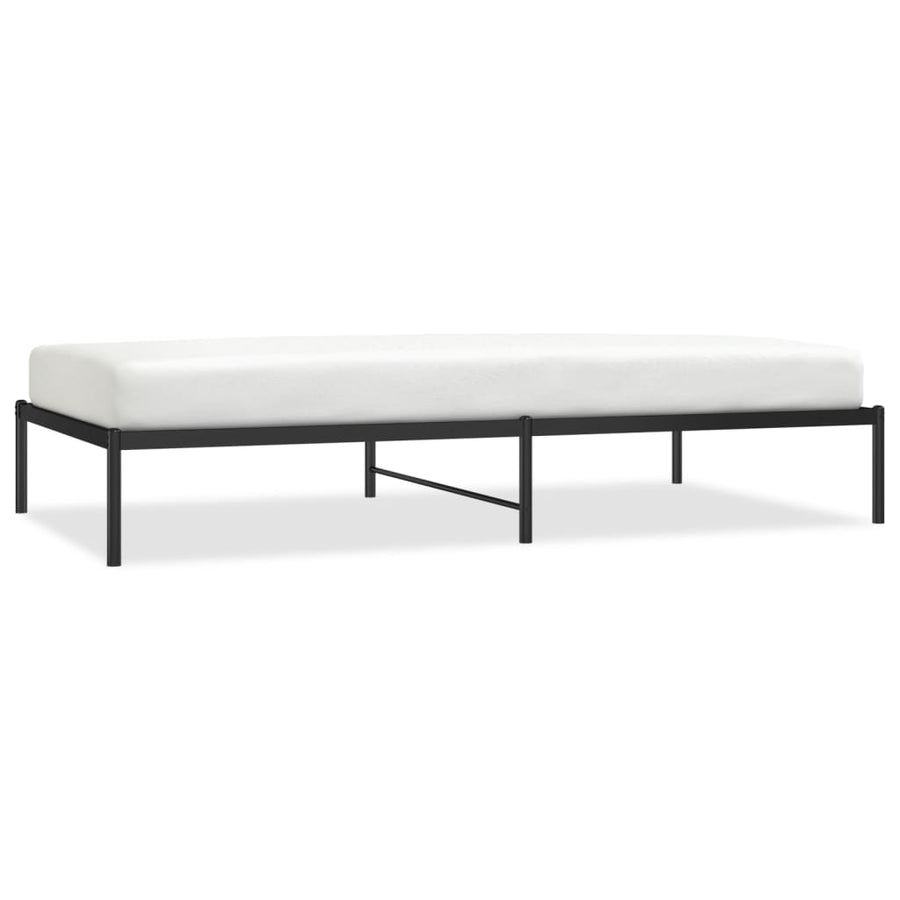 Bedframe Metaal 107 x 203 cm Zwart