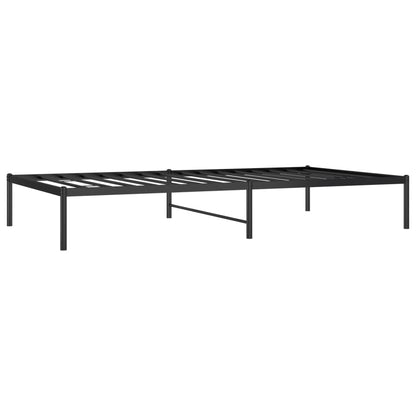 Bedframe Metaal 107 x 203 cm Zwart