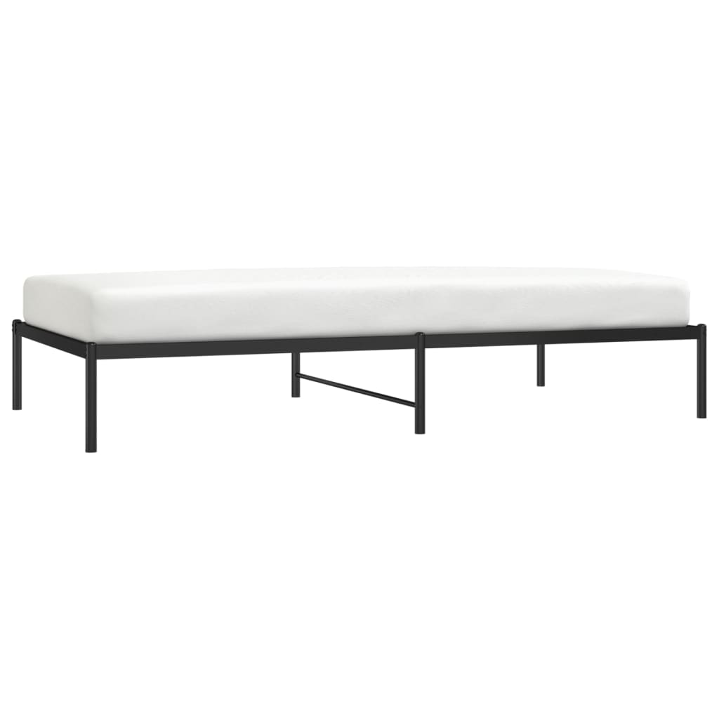 Bedframe Metaal 107 x 203 cm Zwart
