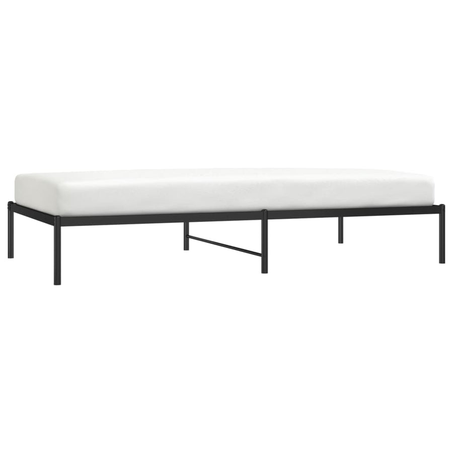 Bedframe Metaal 107 x 203 cm Zwart