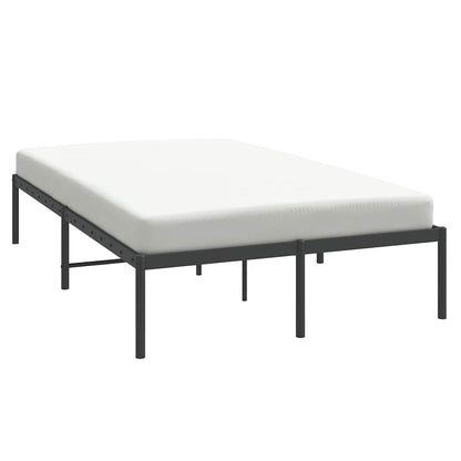 Bedframe metaal zwart 135x190 cm