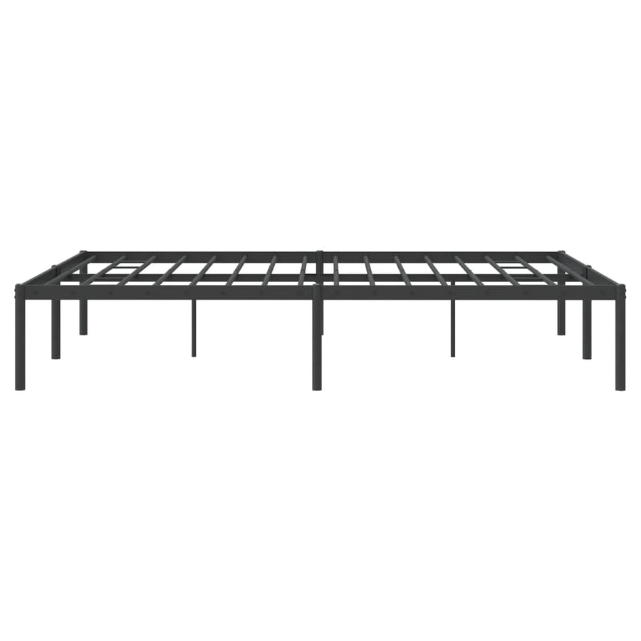 Bedframe metaal zwart 140x190 cm 140 x 190 cm Zwart