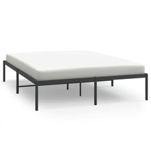 Bedframe metaal zwart 160x200 cm 160 x 200 cm zonder hoofdbord