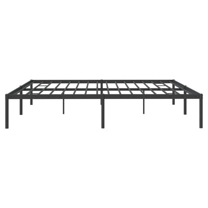 Bedframe Metaal Zwart 180 x 200 cm zonder hoofdbord