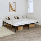 Black metal bed frame 180x200 cm