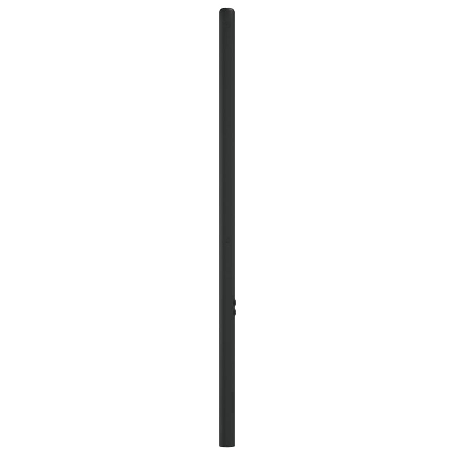 Hoofdbord Metaal Zwart 75 Cm