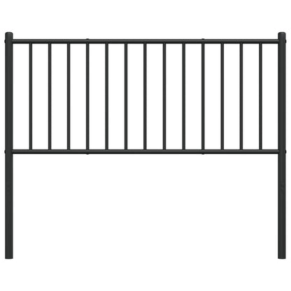 Hoofdbord Metaal Zwart 75 Cm
