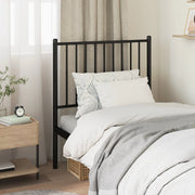 Replacement headboard metal black 75 cm