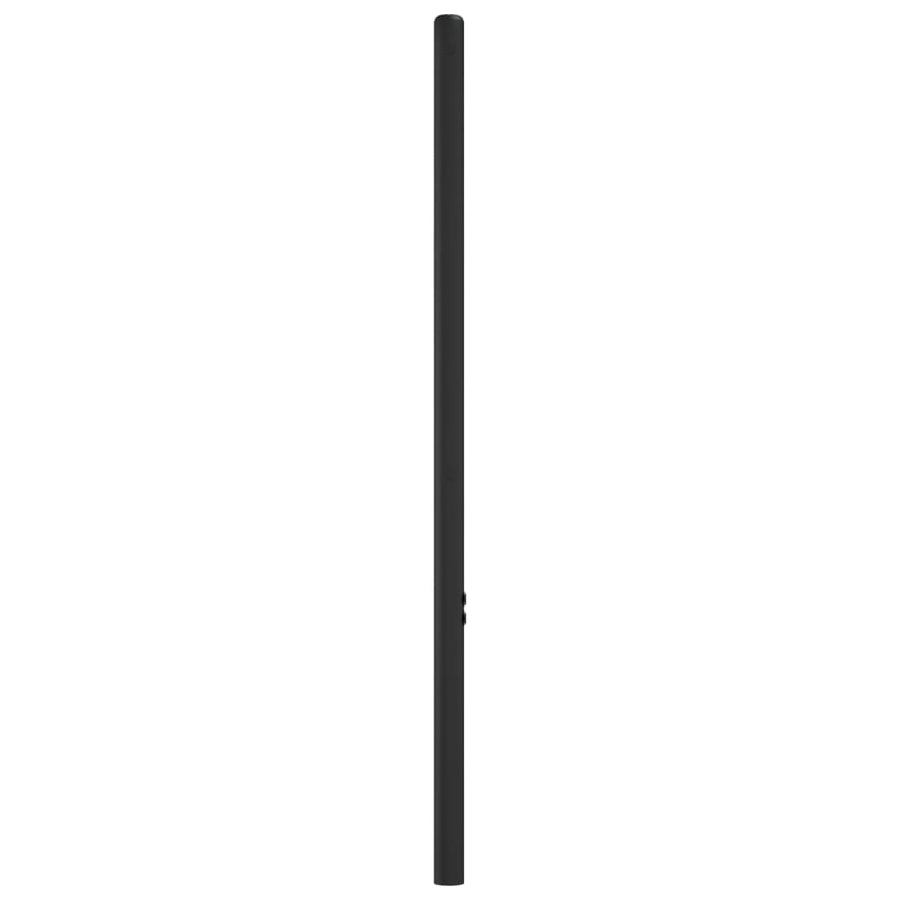 Hoofdbord Metaal Zwart 100 Cm