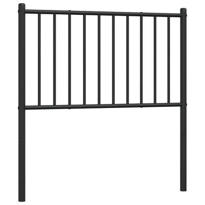 Hoofdbord Metaal Zwart 100 Cm