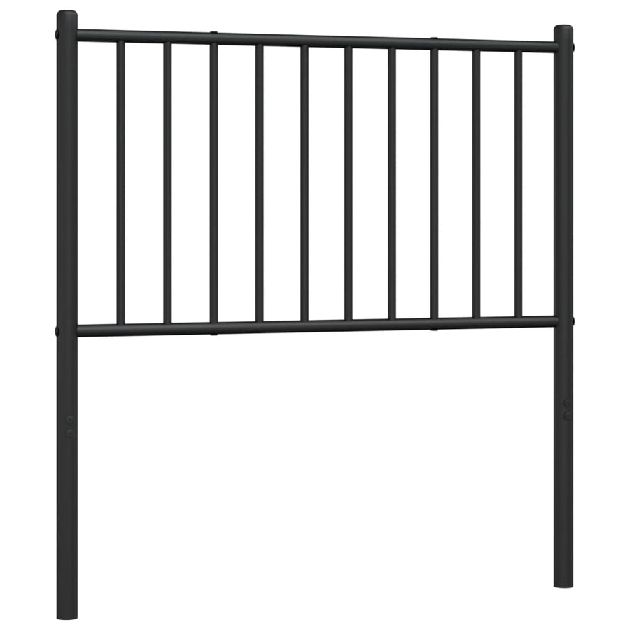 Hoofdbord Metaal Zwart 100 Cm