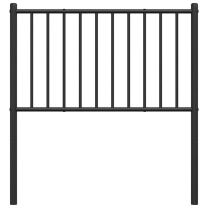 Hoofdbord Metaal Zwart 100 Cm