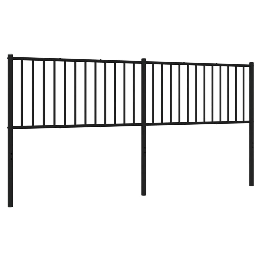Hoofdbord Metaal Zwart 193 Cm