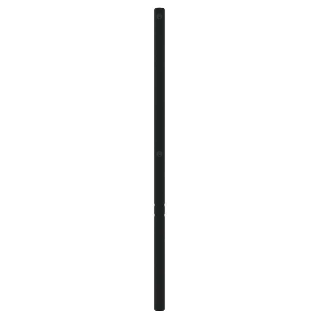 Hoofdbord Metaal Zwart 200 Cm