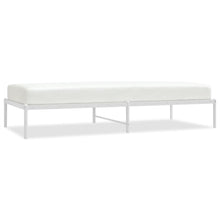 Bedframe Metaal Wit 90 x 200 cm zonder hoofdbord