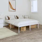 Bedframe metaal wit 140x190 cm