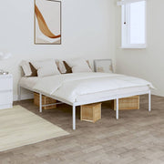 Bedframe metaal wit 140x200 cm