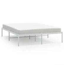 Bedframe Metaal Wit 160 x 200 cm zonder hoofdbord