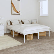 Bedframe metaal wit 160x200 cm