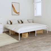 Bedframe metaal wit 180x200 cm