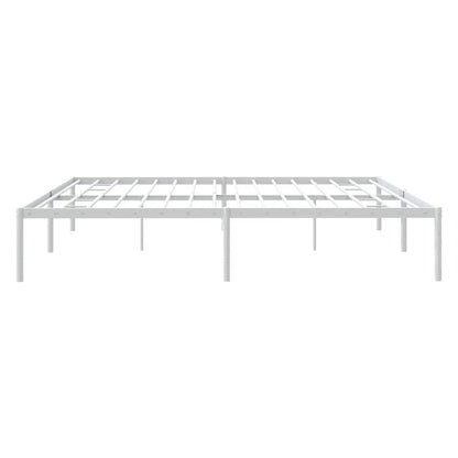 Bedframe Metaal Wit 183X213 Cm