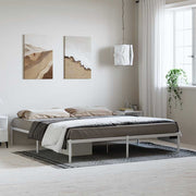 Bedframe Metaal Wit 183X213 Cm