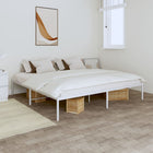 Bedframe metaal wit 193x203 cm