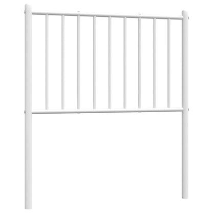 Hoofdbord Metaal Wit 75 Cm