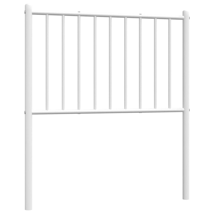 Hoofdbord Metaal Wit 75 Cm