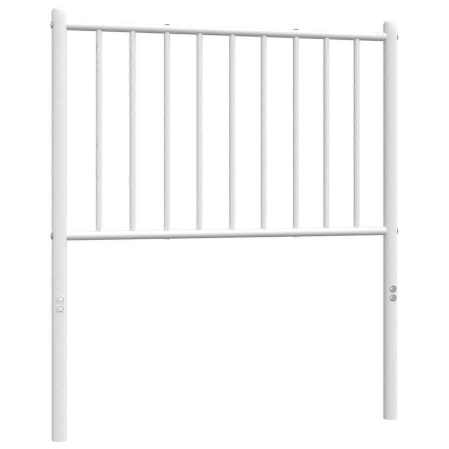 Hoofdbord Metaal Wit 75 Cm