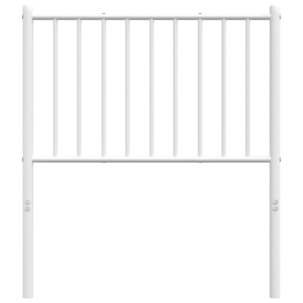Hoofdbord Metaal Wit 75 Cm