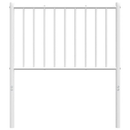 Hoofdbord Metaal Wit 75 Cm