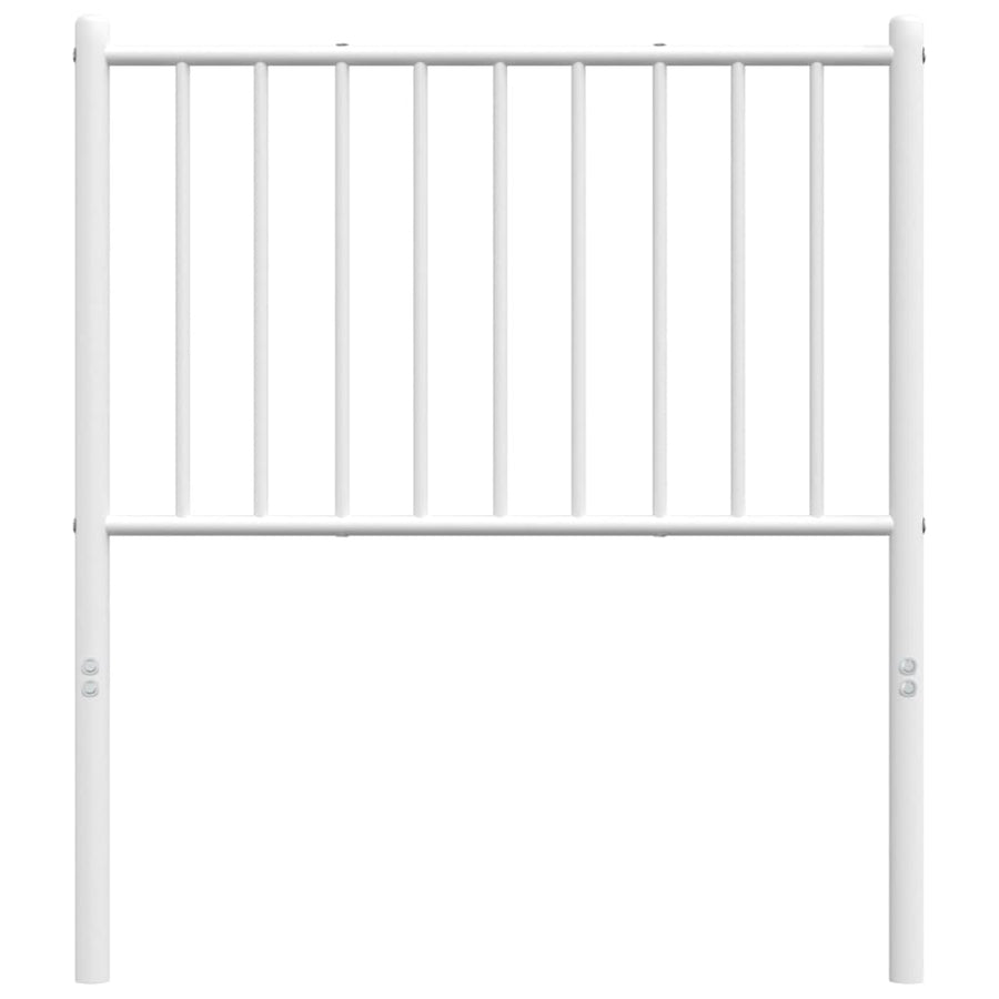 Hoofdbord Metaal Wit 75 Cm