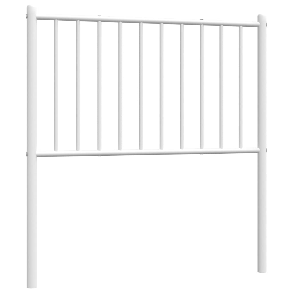 Hoofdbord Metaal Wit 80 Cm